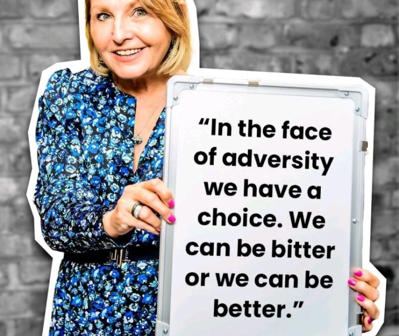 In face of adversity we can have a choice.